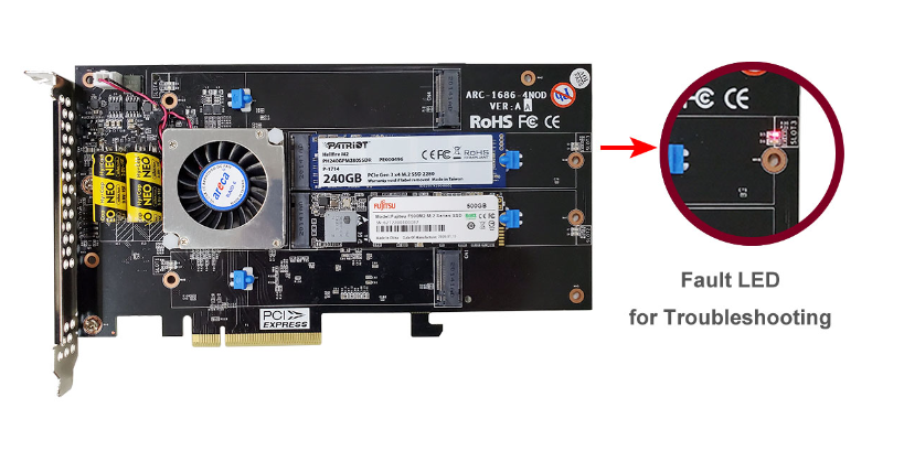 arc-1686-xnod-fault-led